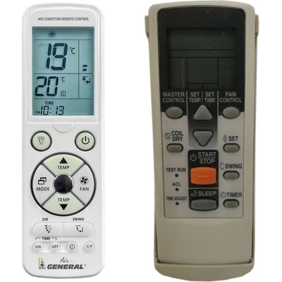 General Fujitsu ar-nj1, 9314973017, asy9lsbcw, asy12lsbcw - луксозно с подсветка дистанционно управление (ar-nj1, 9314973017, asy9lsbcw, asy12lsbcw)