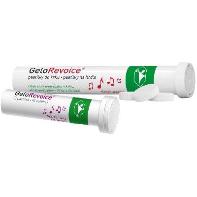GeloRevoice pastilky do krku třešeň mentol 10ks