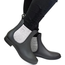 Dámske čierne gumáky RATTA