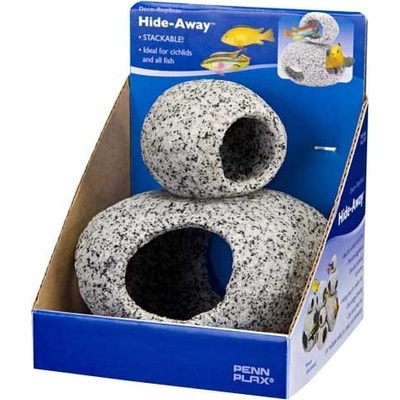 Penn Plax Kamenný úkryt Žula Small 5 cm & Medium 7,7 cm