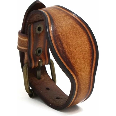 NAKY Pánský kožený náramek Artemis N1969-2