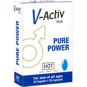 HOT - V-Active - хранителна добавка капсули за мъже (20 бр. )