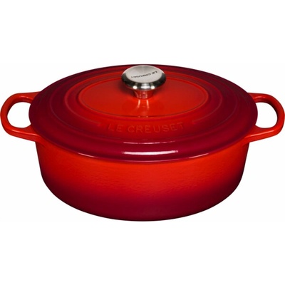 Le Creuset Signature zapék.hrnec ovál 29 cm tresnove cervená