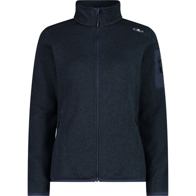 CMP Дамско поларено яке CMP Women's Jacket Jacquard Knitted Fleece jacket - B. Blue - размер 40 (EU) (105-4942-2114)