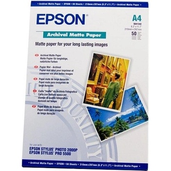Epson Archival Matte Paper A4, 50 listů C13S041342
