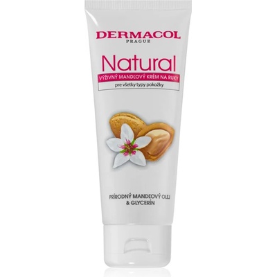 Dermacol Natural подхранващ бадемов крем за ръце и нокти 100ml