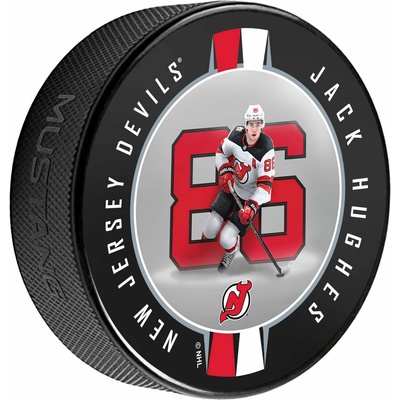 Mustang Puk New Jersey Devils NHL Breakout Ribbon - Jack Hughes