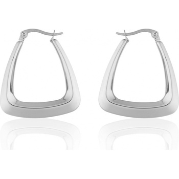 Franco Bene Simple náušnice s propínacím zapínáním stříbrné 459