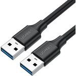 UGREEN Кабел Ugreen 10370, от USB A(м) към USB A(м), 1m, черен (ugr10370)