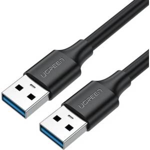 UGREEN Кабел Ugreen 10370, от USB A(м) към USB A(м), 1m, черен (ugr10370)