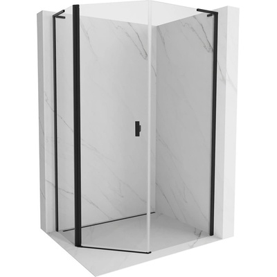 Mexen Mist L петстранна асиметрична душ кабина с отварящи се врати 80 x 90 см, (8A8L-080-090-70-00)