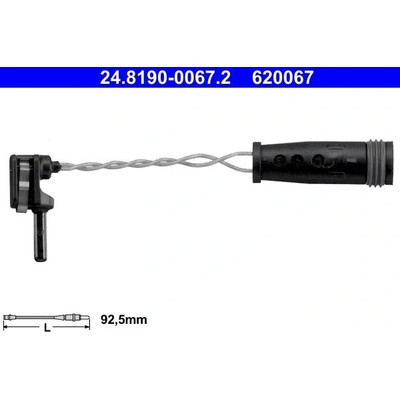 Výstražný kontakt opotřebení obložení ATE 24.8190-0067 (AT 620067) – Zboží Mobilmania