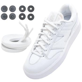 Lock Laces Flat Дължина на връзките: 120 см / Цвят: бял