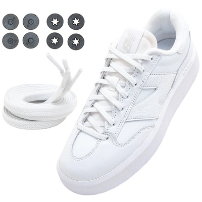 Lock Laces Flat Дължина на връзките: 120 см / Цвят: бял
