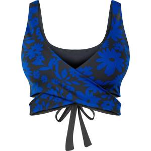 boochen Бикини горнище Boochen Women's Noja Top Bikini top - Dark Moonflower / Noir - размер XS (150-3343-0111)