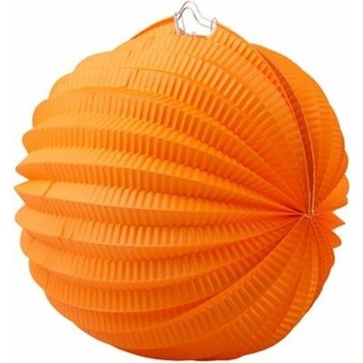 Lampión okrúhly 22 cm oranžový