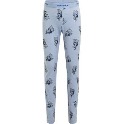 Icebreaker Merino 200 Oasis Leggings Bear Tour Kids modrá