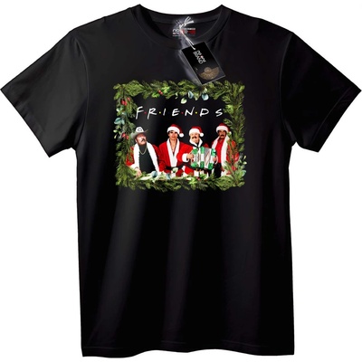 NOONEBRAND Тениска Приятели B-52s Коледна - 4XL, Black