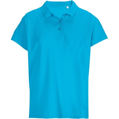 SOL's Collection Polokošile Pulse Women piqué krátký rukáv dámská COT25450102200 aqua Aqua