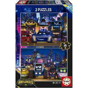 Educa - Puzzle 2x48 Batwheels - 40 - 99 piese