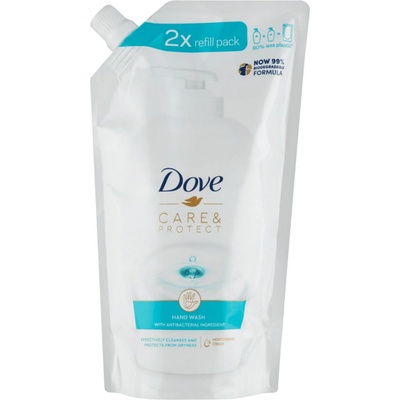 Dove Care & Protect antibakteriálne tekuté mydlo náhradná náplň 500 ml