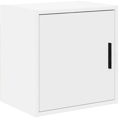 vidaXL гараж стена кабинет бял инженерна дървесина (860625)