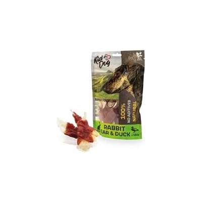 KIDDOG SUPER PREMIUM 100% kachní prsa na králičím uchu 150 g