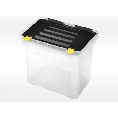 Heidrun box úložný s víkem 54L plast 58 x 36,5 x 37,5 cm