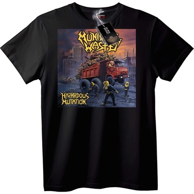 NOONEBRAND Тениска Municipal Waste Hazardous Mutation - 5XL, White