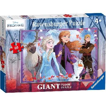 Ravensburger Пъзел за под Ravensburger от 60 части - Замръзналото кралство 2: През магическата гора (3031)