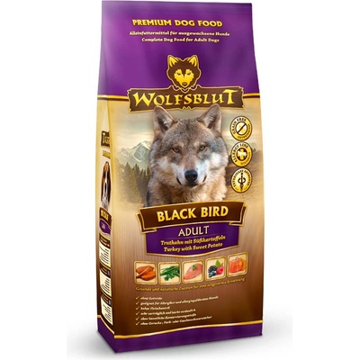 Wolfsblut Black Bird Adult krůta s batáty 0,5 kg