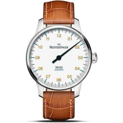 MeisterSinger BM9901G Světle hnědý kožený řemínek