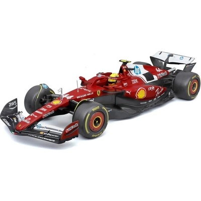 Bburago Formula 1 Ferrari SF-25 2025 s helmou 44 Lewis Hamilton 1:18