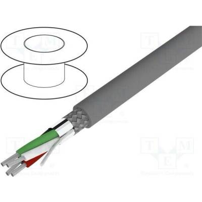Alpha Wire 6340 SL001 Alpha Essential C&C 4x22AWG PVC tmavě šedá 300V 305m