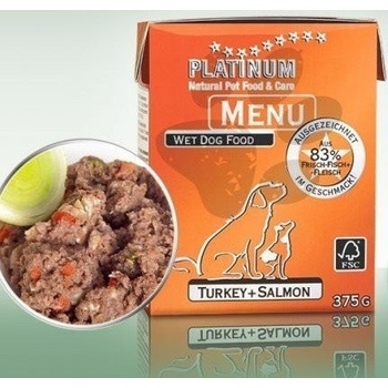 Platinum Menu Turkey & Salmon 385 g
