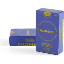 Manná Gourmet Portugalské sardinky v extra panenskom olivovom oleji s citrónom 120 g