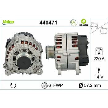 Alternátor VALEO 440471