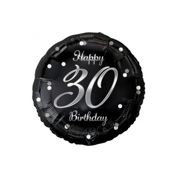 Image 1 of Godan Балон от фолио - черен/сребрист 30