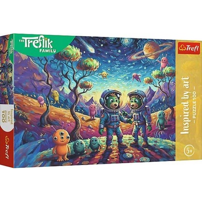 Trefl Rodina Treflíkovcov Vesmírne fantázie 100 dielov