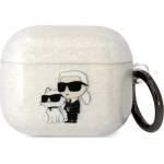 Karl Lagerfeld прозрачен брокатен калъф за AirPods 3 Karl&Choupette (KLA3HNKCTGT)