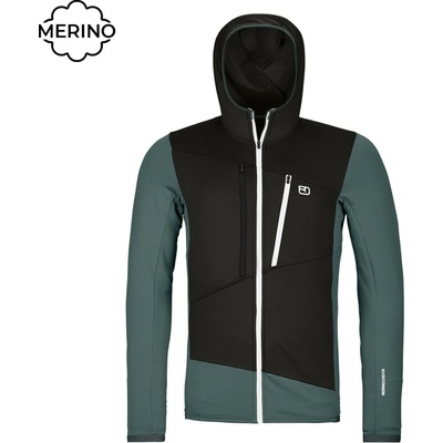 Ortovox Fleece Grid Hoody dámska mikina dark arctic grey
