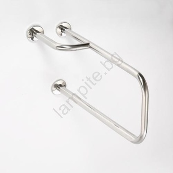 Bemeta Подпорна дръжка 23, 5x38 cm неръждаема стомана/сребриста (BD0189)