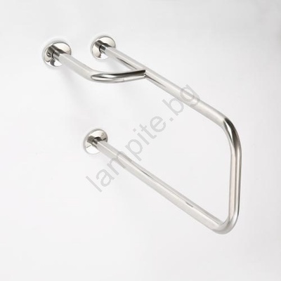 Bemeta Подпорна дръжка 23, 5x38 cm неръждаема стомана/сребриста (BD0189)