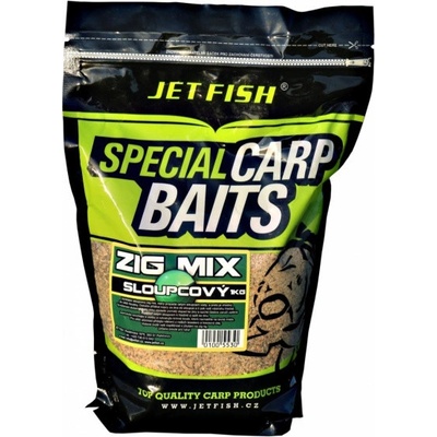 Jet Fish Krmítková zmes Zig Mix 1kg Kalový Mix