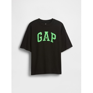 GAP Детска тениска oversize Heavyweight Athletic с лого GAP GAP | Cheren | Момчешки | 104/110
