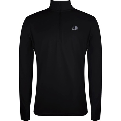 Karrimor Мъжко горнище с цип Karrimor Long Sleeve 1/4 Zip Top Mens - Black