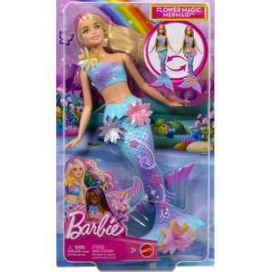 Barbie Кукла Barbie - Barbie Flower Magic Mermaid, с руса коса (JDM72) - baby