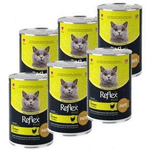 Lider Pet Food Reflex Plus Пастет за израснали кастрирани котки с пилешко - 395 гр, 6 бр комплект - Турция
