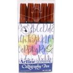 Artline Комплект Artline Supreme Calligraphy Pen 5 - сепия (EPF-240/5W/4)