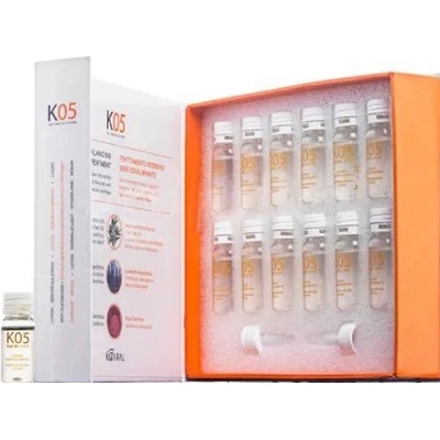 KaARAL K05 Sebum balancing lotion ampulky na mastné vlasy 12 x 10 ml
